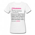 T-Shirt Maglietta Festa della Mamma, definizione dizionario divertente, personalizzata con il nome!
