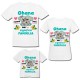 Pacchetto kit famiglia 3 magliette, papà mamma e bimbo o bimba, Ohana significa Famiglia, personalizzate con nomi! 