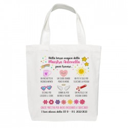  Shopper Nella borsa magica della maestra puoi trovare, personalizzata con nome, classe, anno scolastico! Regalo dei bambini! 