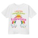 T-shirt maglietta bimbo bimba primo compleanno 1 anno! Personalizzata con nome! Arcobaleno colorato!