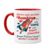 Tazza mug color 11 oz Grazie Super Maestra, personalizzata con nome, classe, anno scolastico!