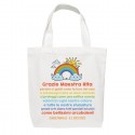 Shopper Grazie Maestra, siamo speciali come arcobaleni, personalizzata con nome, classe, anno scolastico!