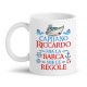  Tazza mug 11 oz Capitano, mia la Barca Mie Le Regole! Vela, Yacht, gommone, motoscafo, Personalizzata con Nome! 