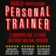 T-Shirt Maglietta nera Uomo Personal Trainer recensioni divertenti horror personalizzata con nome! Allenatore palestra sport!
