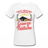  T-Shirt Maglietta Donna Solo i Migliori Si Laureano in, Personalizzata con Tua Laurea! Scrivi Quello Che Vuoi! 