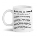 Tazza mug 11 oz Sessione di Esami, definizione divertente, idea regalo esame scuola e università, studente disperato!
