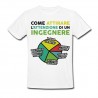 T-Shirt Maglietta Uomo Come attirare l'attenzione di un Ingegnere! Regalo divertente laurea ingegneria!