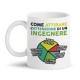  Tazza mug 11 oz Come attirare l'attenzione di Un Ingegnere! Regalo Divertente Laurea ingegneria! 