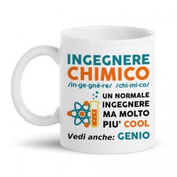 Tazza mug 11 oz Definizione Ingegnere Chimico, Normale ma più Cool! Vedi Anche Genio! Regalo Divertente Laurea ingegneria! 