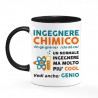 Tazza color mug 11 oz Ingegnere Chimico, Normale ma più Cool! Vedi Anche Genio! Regalo Divertente Laurea ingegneria! 