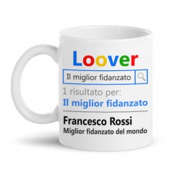  Tazza mug 11 oz Love motore di ricerca migliore fidanzato, personalizzata con nome!