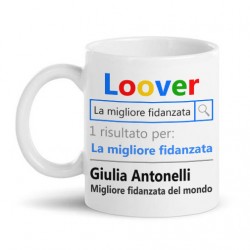  Tazza mug 11 oz Love motore di ricerca migliore fidanzata, personalizzata con nome!