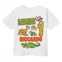 T-shirt maglietta bimbo bimba Primo Compleanno 1 anno personalizzata con nome! Animali carini giungla!