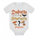 Body bimbo o bimba festa Halloween, dolcetto o scherzetto! Personalizzato con nome!