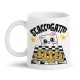 Tazza mug 11 oz Scaccogatto! Gatto divertente che gioca a scacchi, idea regalo scacchista!