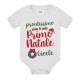 Body bimbo bambino neonato Prontissimo per il mio primo Natale! Personalizzato con nome!