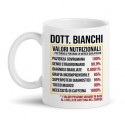 Tazza mug 11 oz Valori nutrizionali Dottore divertenti! Idea regalo medico, personalizzata con nome, cognome o soprannome!