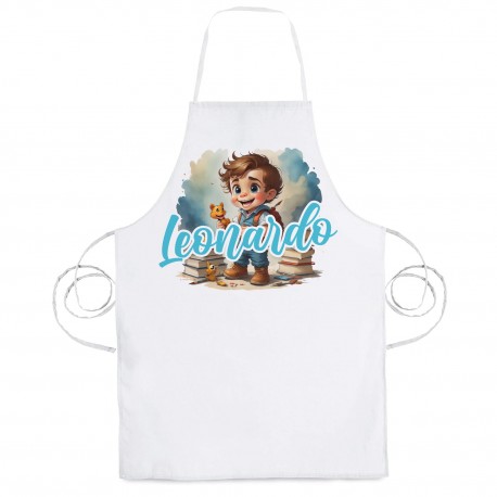 Grembiule bimbo bambino personalizzato con nome! Idea regalo, per la scuola, lavoretti artistici, cucina!