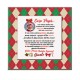 Quadretto cornice in legno con mattonella in ceramica! Caro Papà, Primo Natale! Personalizzato con nome bimbo bimba!