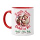 Tazza color mug 11 oz Primo natale in tre! Personalizzata con nomi, mamma papà e bimbo o bimba! Famiglia 1