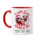 Tazza color mug 11 oz Primo natale in tre! Personalizzata con nomi, mamma papà e bimbo o bimba! Famiglia 3