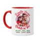 Tazza color mug 11 oz Primo natale in tre! Personalizzata con nomi, mamma papà e bimbo o bimba! Famiglia 4