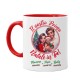 Tazza color mug 11 oz Primo natale in tre! Personalizzata con nomi, mamma papà e bimbo o bimba! Famiglia 5