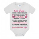  Body neonata San Valentino, Caro Papà io e mamma ti amiamo! Personalizzato con nome bimba! Festa dell'amore! 