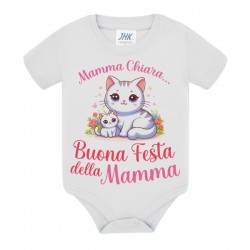 Body bimbo o bimba Buona Festa della Mamma! Personalizzato con il nome della madre! Famiglia gattini!
