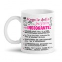 Tazza mug 11oz Regole della perfetta insegnante! Lista divertente! Regalo docente professoressa scuola, personalizzabile!