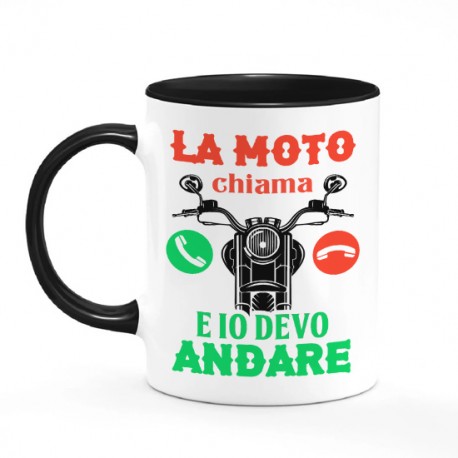 Tazza color mug 11oz La moto chiama e io devo andare! Divertente idea regalo, passione motocicletta! Personalizzabile!