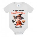  Body bimbo Il mio primo Halloween! Bebè neonato! Personalizzabile con nome! 