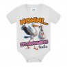 Body bimba Nonni sto arrivando! Cicogna, annuncio gravidanza! Personalizzabile con nome!