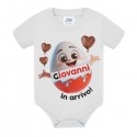 Body bimbo bimba In arrivo! Ovetto personalizzabile con nome! Annuncio gravidanza!