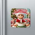 Set x 10 calamite Il mio primo compleanno, 1 anno! Natale, festa natalizia! Personalizzate con nome di bimbo o bimba!