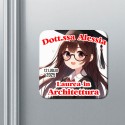 Set x 10 calamite DOTTORESSA personalizzabili con nome, data, laurea! Manga! Mod. 3