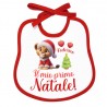 Bavaglino bimbo bimba bavetta Il mio Primo Natale! Personalizzato con il nome! Leoncino!