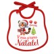 Bavaglino bimbo bimba bavetta Il mio Primo Natale! Personalizzato con il nome! Tigrotto!