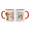 Coppia di tazze mug 11oz color Principe e Volpe, frase romantica, ti amo! Personalizzate con nomi! San Valentino regalo amore!