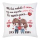 Federa Mi hai rubato il cuore ma prima di te lo usavo poco! Regalo amore ti amo San Valentino, personalizzata con nomi! 