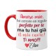 Tazza mug 11oz Regalo perfetto per te ma hai già il mio cuore! Ti amo! San Valentino romantico! Personalizzata con nome!