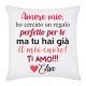 Federa per cuscino Regalo perfetto per te ma hai già il mio cuore! Ti amo! San Valentino romantico! Personalizzata con nome! 