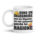 Tazza mug 11oz Sono un ingegnere, sto solo spiegando perché ho ragione! Regalo divertente ingegneria laurea!