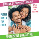 Puzzle AMORE personalizzato con foto! 96 tessere, pezzi in cartoncino! Idea regalo San Valentino!
