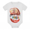 Body neonato neonata La mia Prima Pasqua, ovetto, personalizzato con foto e nome di bimbo o bimba!