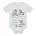 Body bimbo Ciao futuro papà! Con amore dal pancino di mamma! Personalizzabile con nome o soprannome bebè! Annuncio gravidanza! 