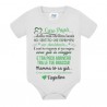 Body bimbo bimba Caro papà, desiderio dal pancino di mamma! Personalizzabile con nome bebè! Annuncio gravidanza! Mod.4