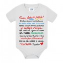 Body bimbo e bimba Futuro papà, un sogno dal pancino di mamma! Personalizzabile con nome bebè! Annuncio gravidanza!
