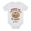  Gattablu Body bimbo e bimba Sono la zeppolina di papà! Personalizzato con nome! Festa del papà! 