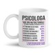 Tazza mug 11 oz Valori nutrizionali Psicologa divertenti! Idea regalo laurea psicologia, personalizzabile!
